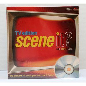 TV edition Scene It?  The DVD Game Trivia Game w Real TV Clips 2004 ages 10+ NEW